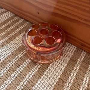 Elegant Iridescent Glass Vase